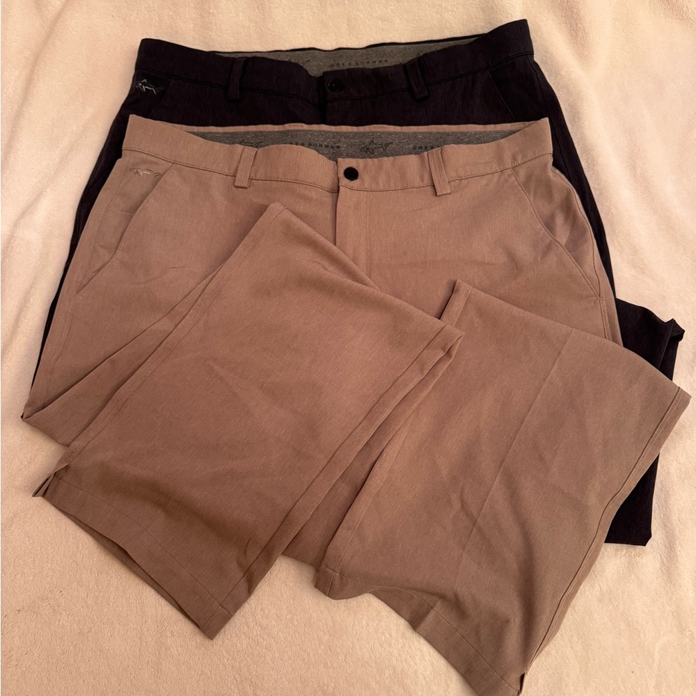TWO PAIRS Greg Norman Men’s Trousers/Golf Pants, size 34